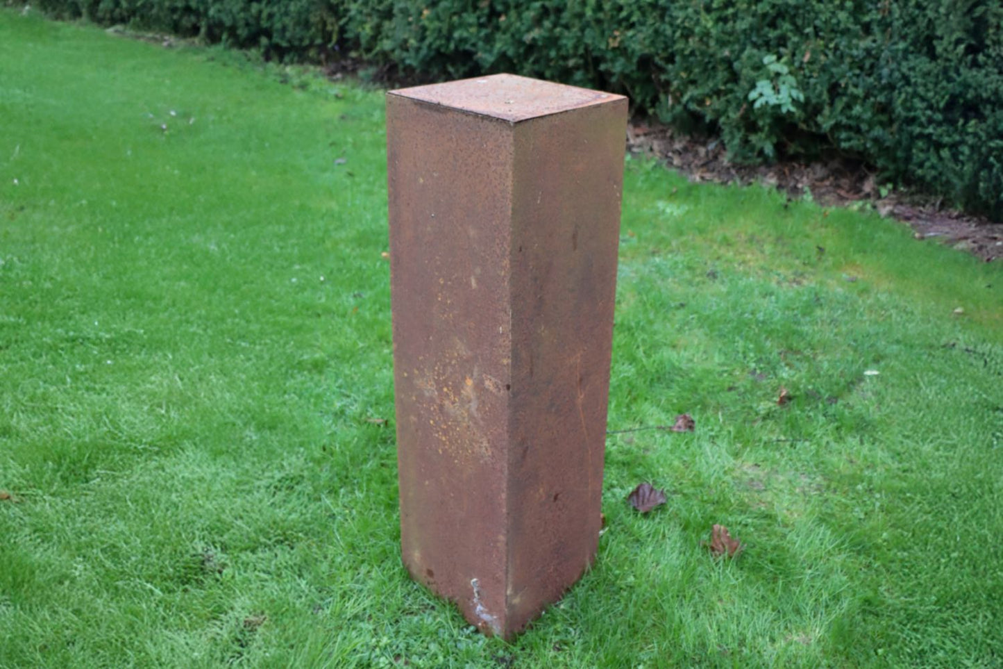 Corten staal sokkel voor buiten of binnen van R&A Buitenleven